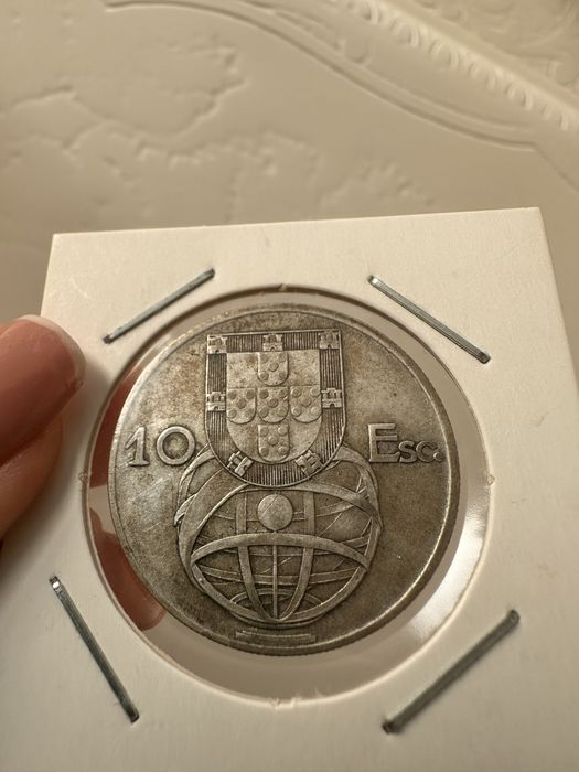 Moeda de prata 1955 Republica portuguesa