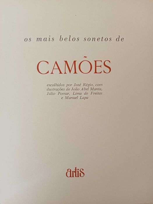 Os mais belos sonetos de Camões