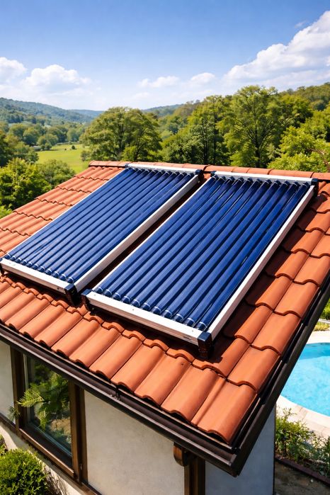 Montaż kolektorów słonecznych, solarnych. Serwis. Czyszczenie instalac