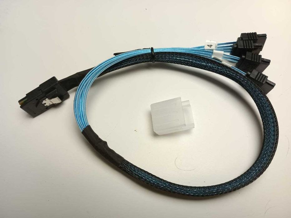 Кабель переходник на диск SATA и SAS 36-pin SFF-8087 SFF-8642 SFF-8482