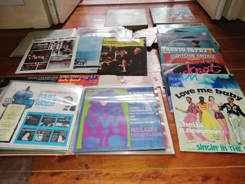 Discos vinil, coleção.