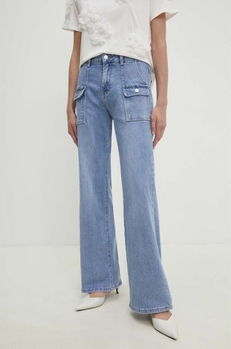 Джинси жіночі, ідельний стар, розмір М, висока посадка, тягнуться