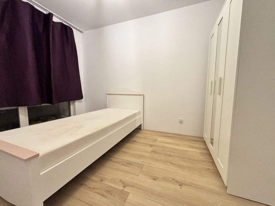 Komplet łózko, szafa, stolik nocny