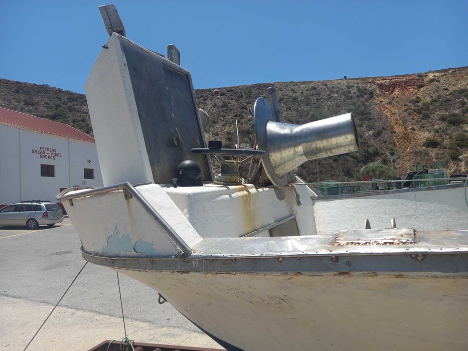 Barco fibra pesca