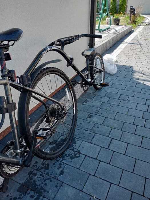 Rower z przyczepką dla dziecka