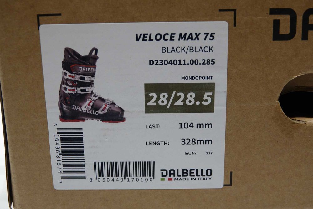 Buty Dalbello Veloce Max 75 (Rozmiar 44/285 mm) – NOWE!