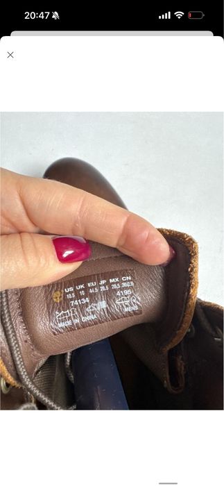 Шкіряні черевики Timberland waterproof