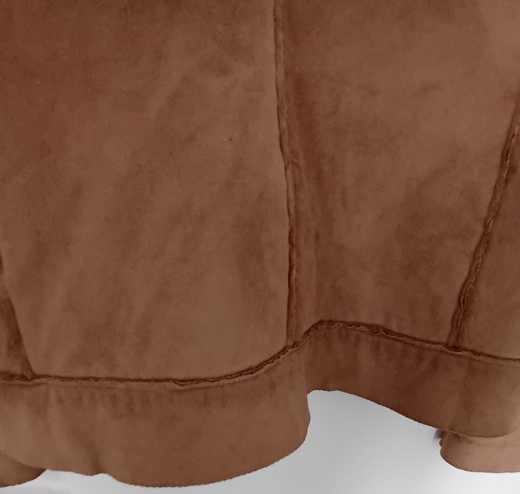 Nowa damska kurtka z kozuchem rozm. M + Spodnie damskie