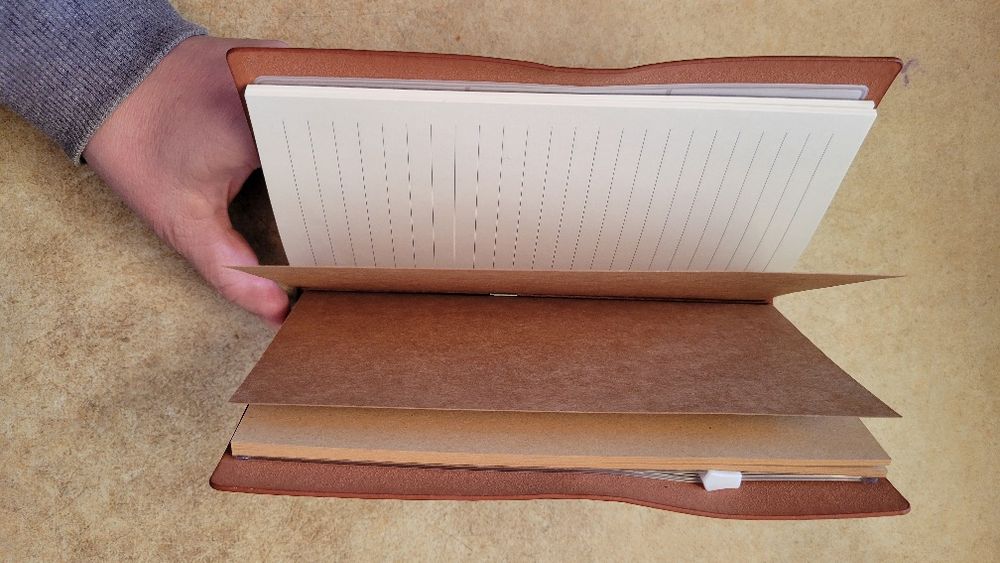 Блокнот в шкіряній обкладинці,шкіряний блокнот