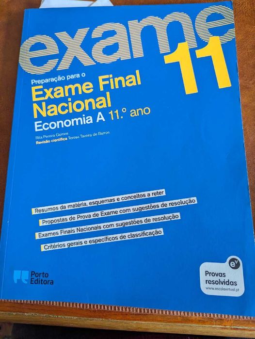 Livros prepração para exame nacional economia