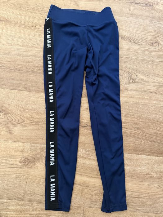 Granatowe legginsy La Mania