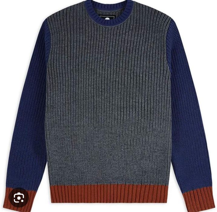 Edwin шерстяной мужской свитер, оригинал