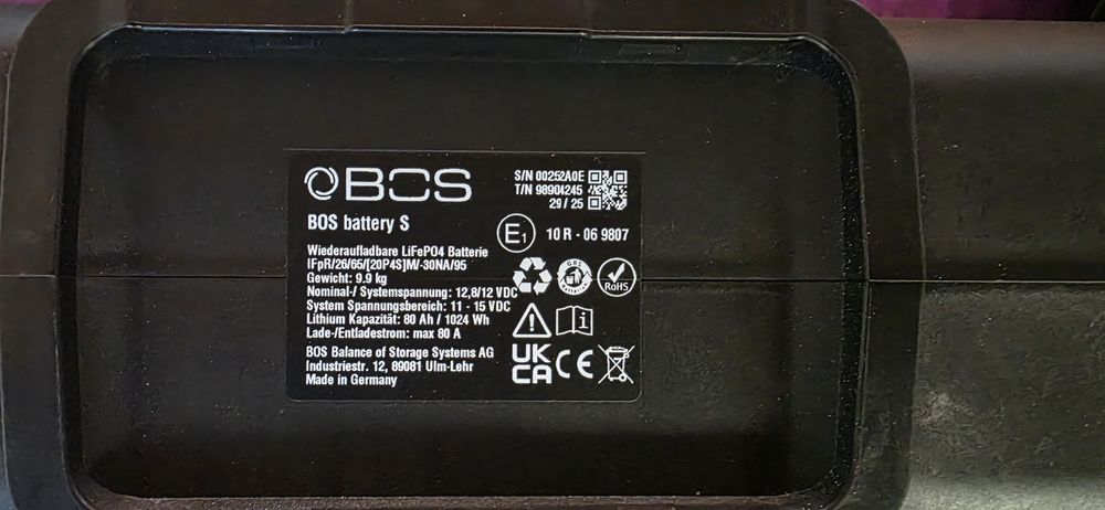 2 sztuki akumulator Hymer Bos Batter S