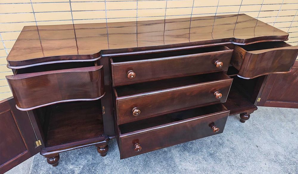 Aparador Sideboard Raiz Mogno Séc XIX