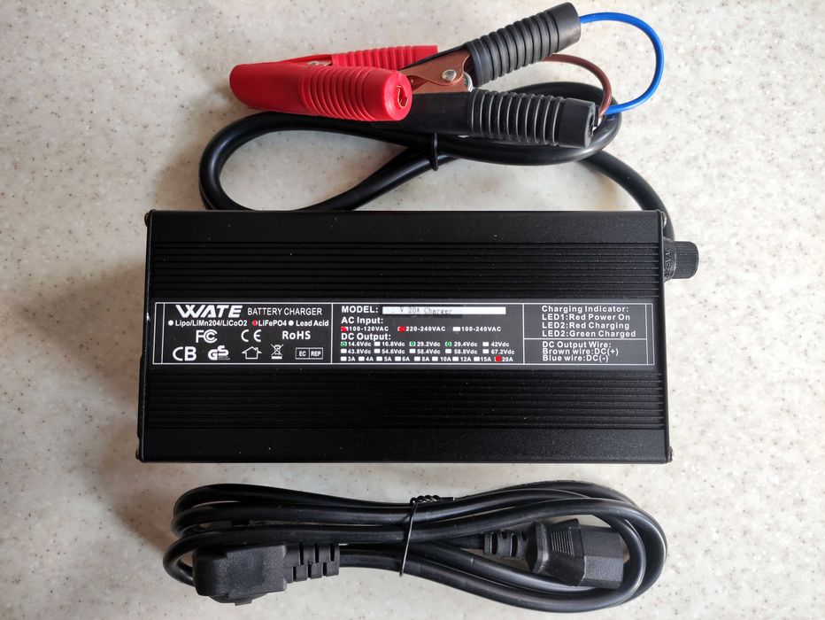 Зарядний 10-100А LiFePo4, Li-ion 10А, 20А, 30А, 40А, 50А 60А 100А