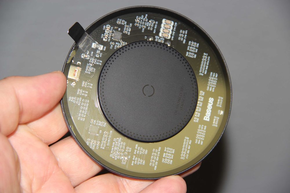 Бездрот зарядка BASEUS Simple 2 Wireless Charger 15W Black CCJJ050001