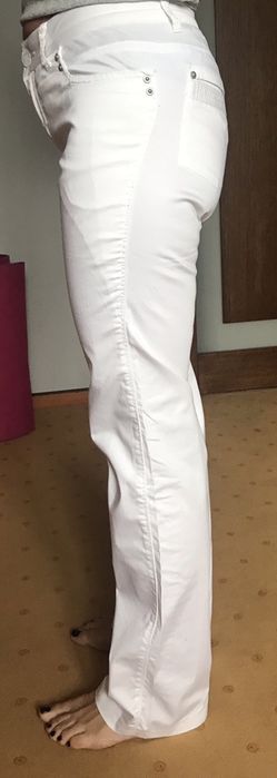 Spodnie biale rozmiar S