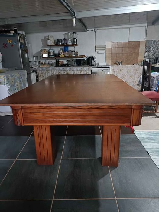 Mesa de Bilhar Profissional em ARDÓSIA (3-em-1) | Jantar + Ping-Pong + Acessórios