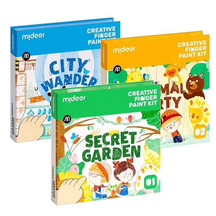 Mideer Набір для малювання пальчиками Міська подорож