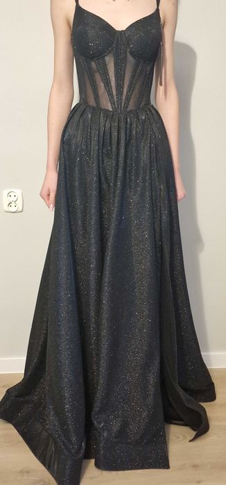 Sukienka Gorsetowa Suknia Balowa Studniówkowa Nowa