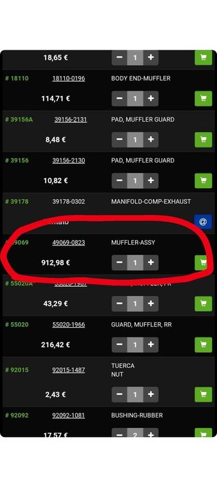 Ponteira/Escape original Kawasaki Z900