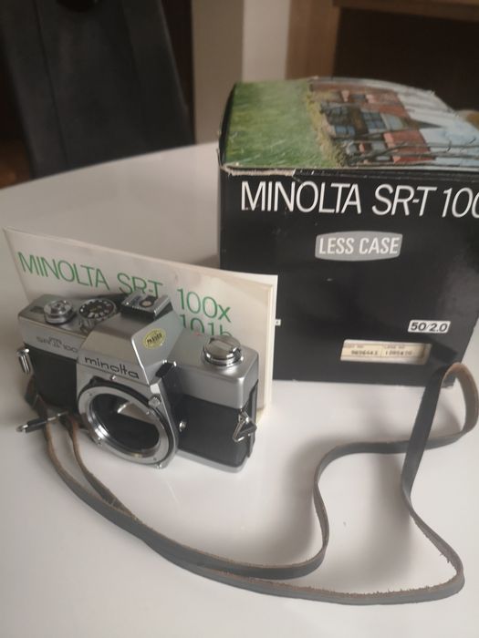 Minolta SRT 100x zestaw, kolekcjonerski.