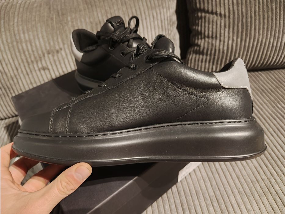 Buty KARL Lagerfeld skóra naturalna KL52530 premium
