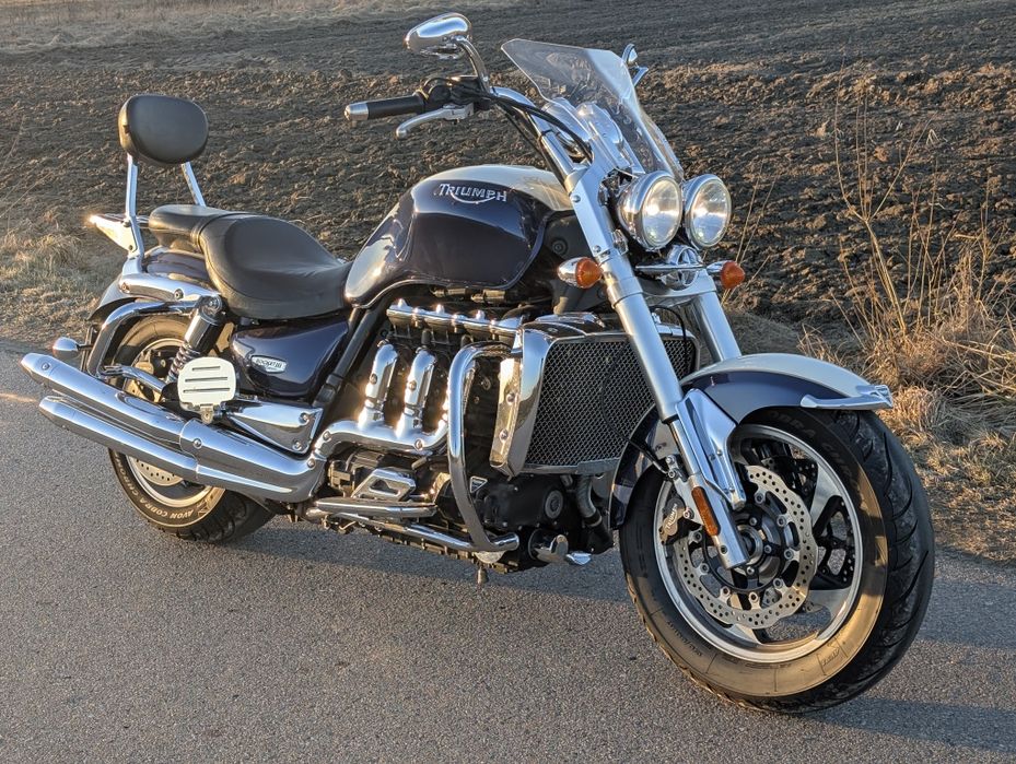 Triumph Rocket 2300 od motocyklisty