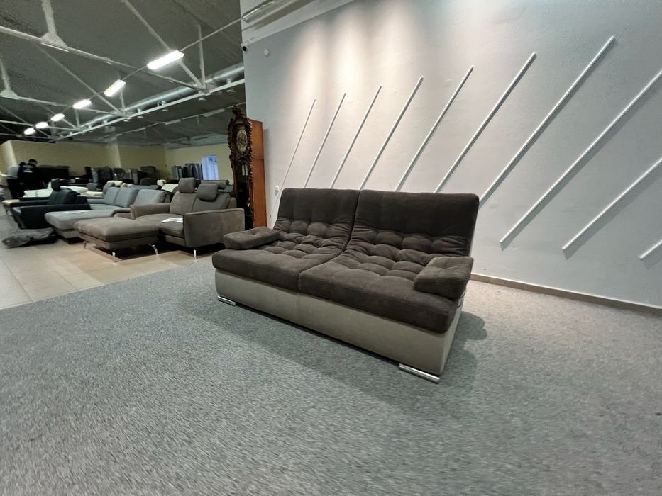 Акція!Диван розкладний тканина коричневий