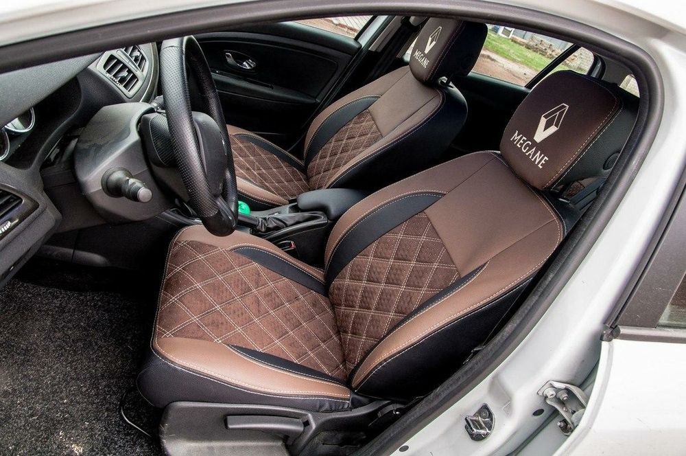 Чохли Авточехлы Чехлы Экокожа Шкiра Екошкiра Renault Megane 2/3 Duster