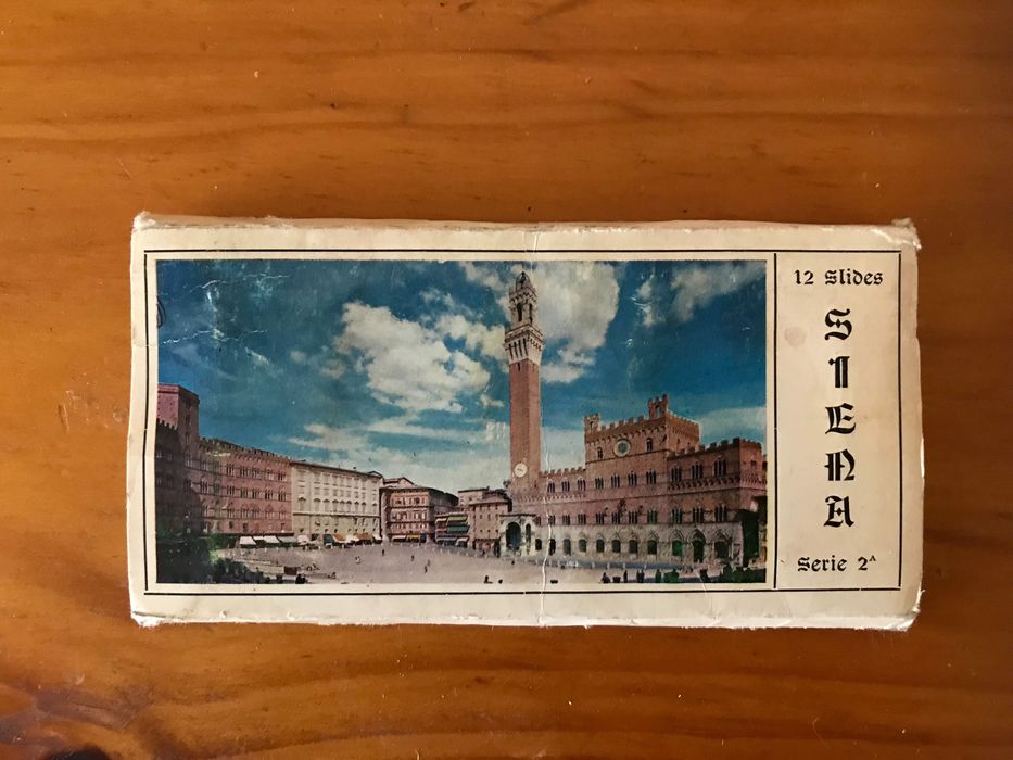 Slides - Diapositivos Siena Roma Jerusalém Tabaco