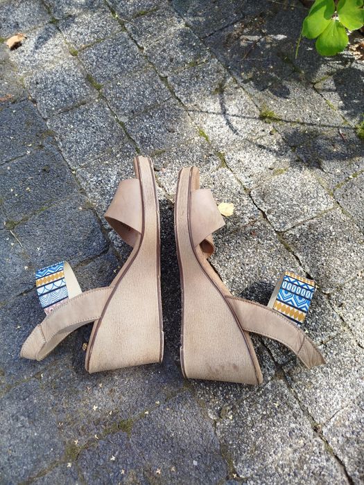 Sandały na koturnie Ryłko relax 36