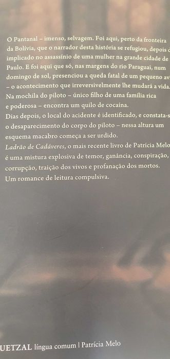 Livro - Ladrão de Cadáveres