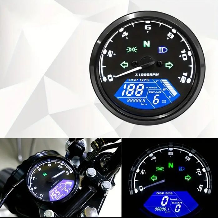 Электронный мотоциклетный спидометр