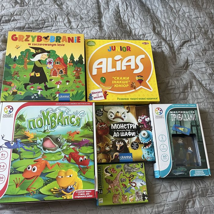 Ігри Smart games, Granna, Djeco, Alias, Orboot