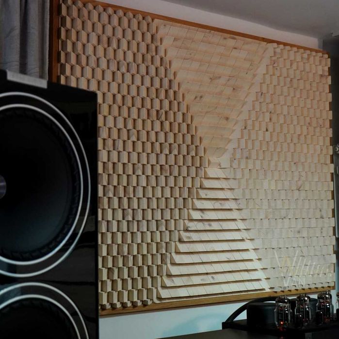 Panel Akustyczny, Dyfuzor, Rozproszenie Fal, Panel Dekoracyjny 50x100