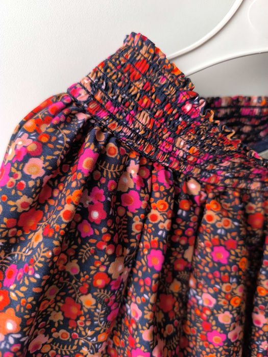 Спідничка квітковим принтом для дівчинки 5-6 років