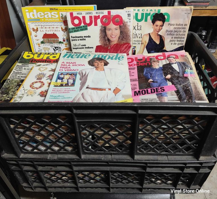 Grande Lote de Revistas Tricot, Crochet, Moda, Linhas e Pautas Raras.