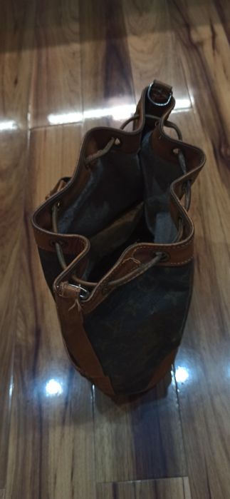 Worek w kolorze czarno-brazowym