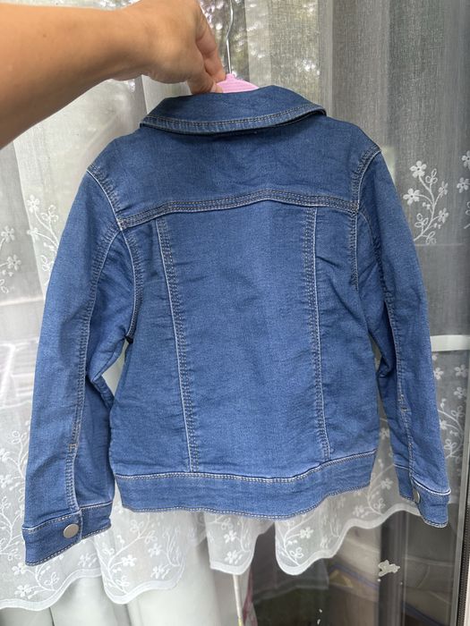 Niebieska jeansowa kurtka rozm.98