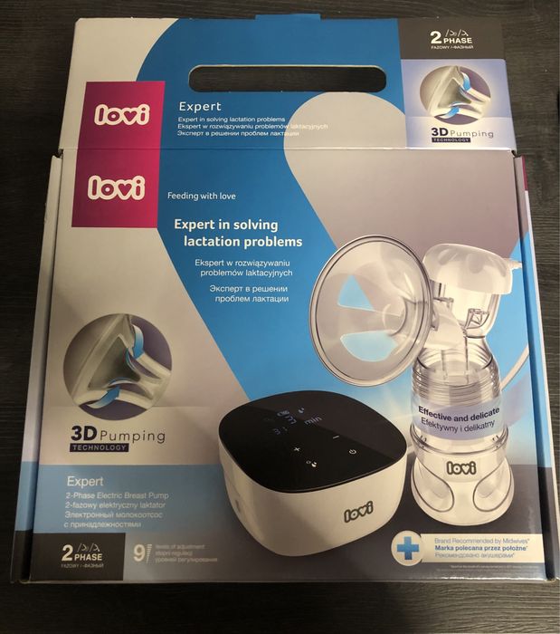 Dwugazowy elektryczny laktator Lovi expert