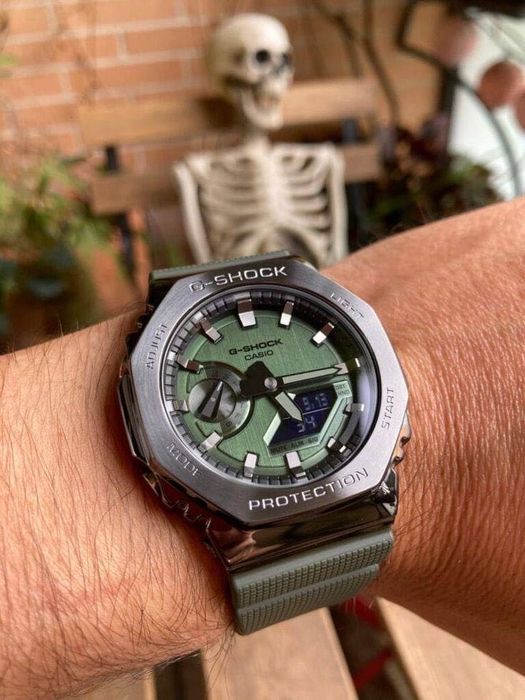 GM Casio g-shock zielony w idealnym stanie