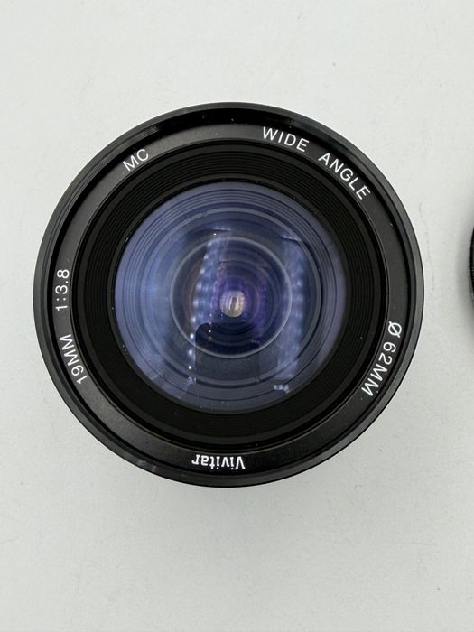 Minolta Rokkor 19mm f3.8 Vivitar MC MD Minolta Japan ultra szeroki kąt TOP