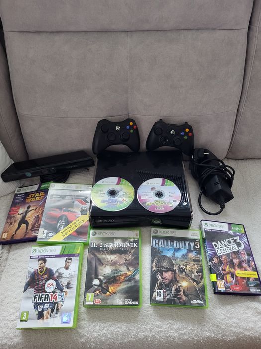 Xbox360, kinetic, 2 pady, 9 gier
