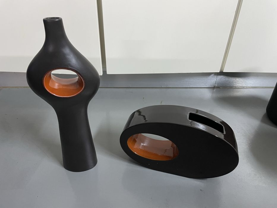 Peças de decoração em ceramica