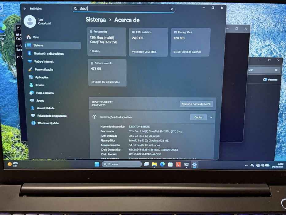 Lenovo ThinkPad E15 Gen 4 | Intel Core i7-1255U | 24GB RAM | SSD 512GB