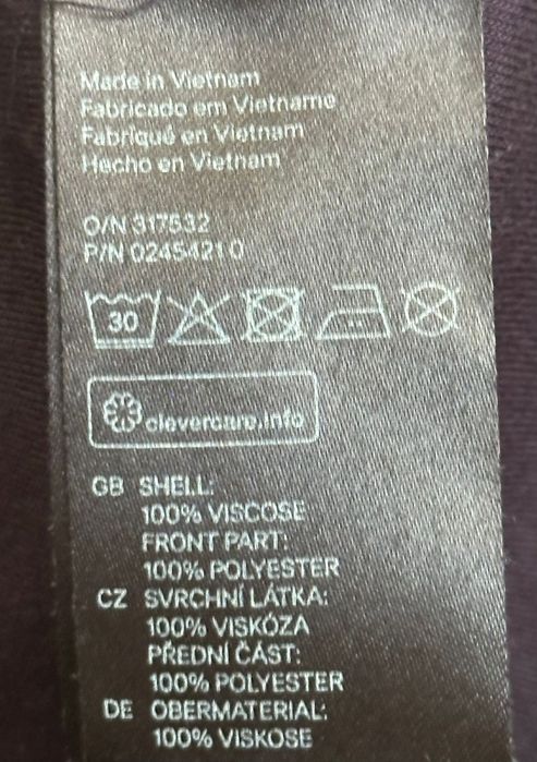H&M bluzeczka r. M granatowa