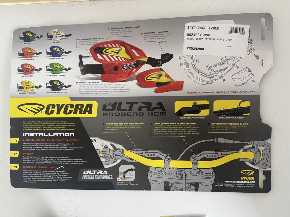 Protetor de mãos / manetes cycra ultra problend hcm