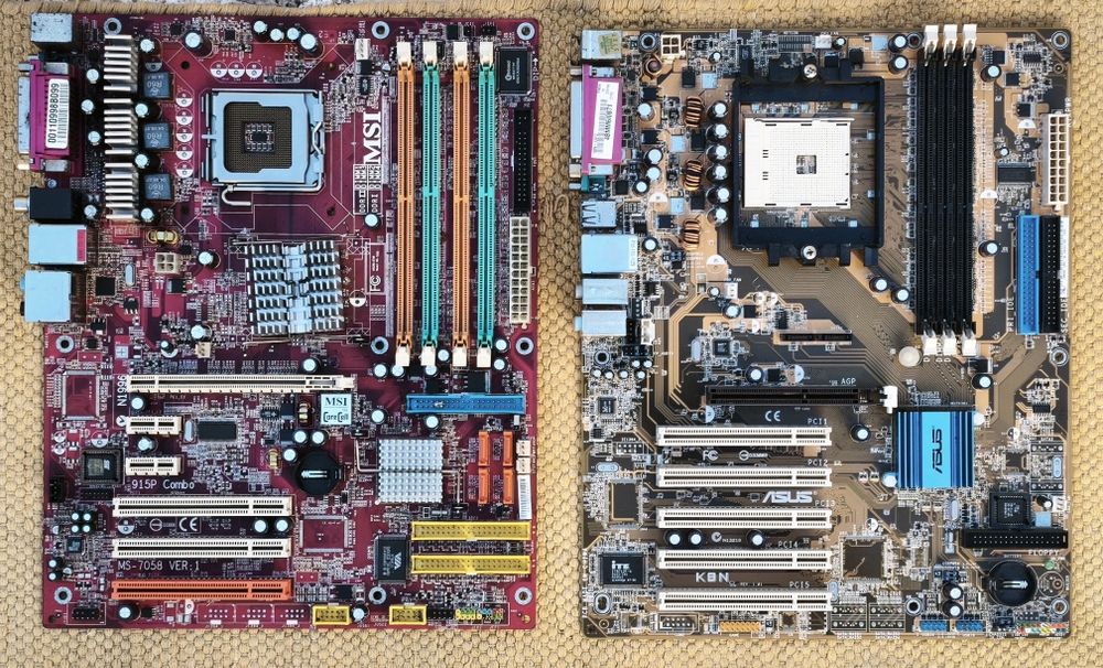 Motherboards Intel e Amd
