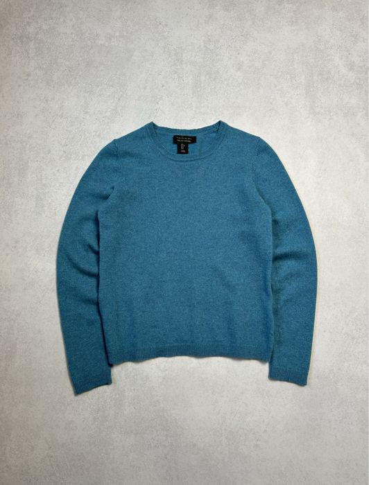 Кашемировый свитер Tahari женский бирюзовый (оригинал)